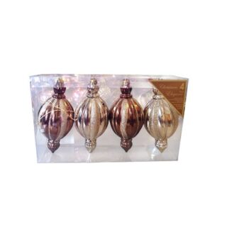 Set de 4 Esferas Navideñas
