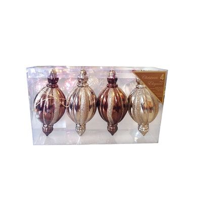 Set de 4 Esferas Navideñas
