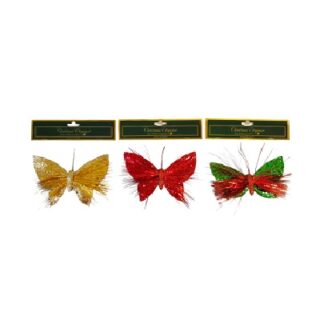 Mariposas Navideñas Decorativas Diseños Surtidos