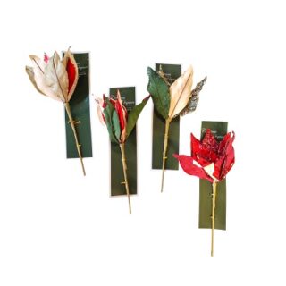 Flores Navideñas de Decoración 35 cm