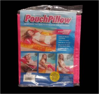 ALMOHADA DE PLAYA INFLABLE ROSADO
