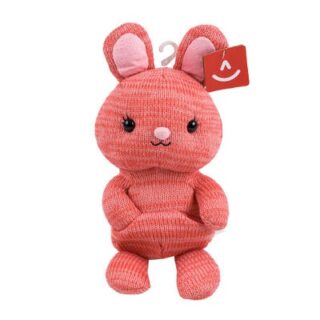 CONEJO DE PELUCHE 26 X 13 COLOR ROSADO