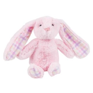 CONEJO DE PELUCHE COLOR ROSADO 20 X 17 CM