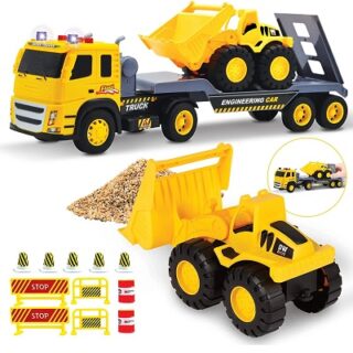 CAMION DE CONSTRUCCION 2 PC 33 X 20 CM