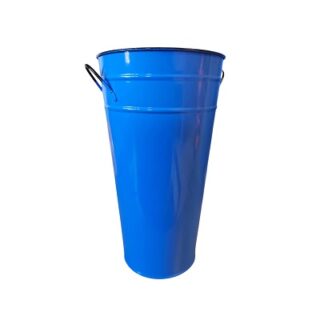 CUBETA DE METAL AZUL 28 X 14.5 CM