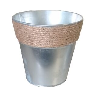 MACETA DE METAL 15 X 15 CM