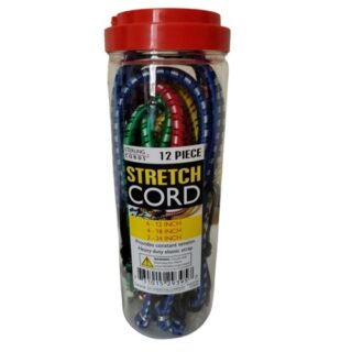 CINCHOS ELASTICOS 12 PC 3 TAMAÑOS