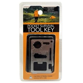 HERRAMIENTA DE SUPERVIVENCIA DE BOLSILLO MULTIUSOS