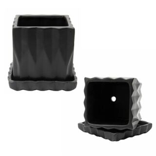 JUEGO DE MACETAS SUCULENTAS - 2 SET -