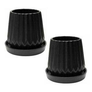 JUEGO DE MACETAS SUCULENTAS - 2 SET -