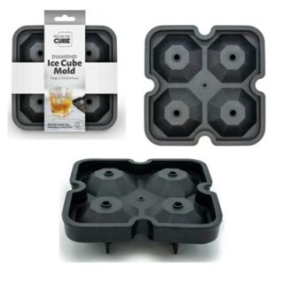 BANDEJA DE HIELO CON FORMA DE DIAMANTE