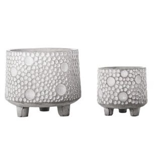 SET DE MACETAS DE CERAMICA 2 PC