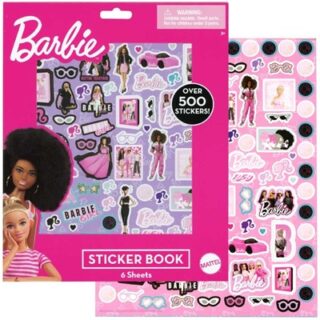 STIKERS DE BARBIE 6 HOJAS 500 PC
