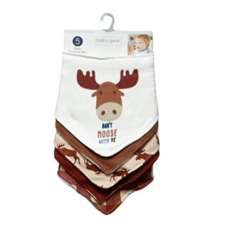 SET DE BABEROS PARA BEBE 5 PC