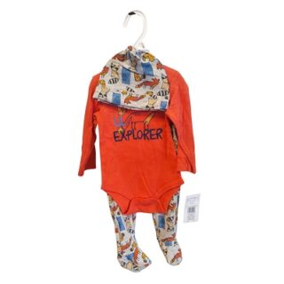 TRAJE PARA BEBE 3 PC TALLA 0-3 M