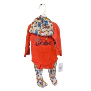 TRAJE PARA BEBE 3 PC TALLA 3-6 M