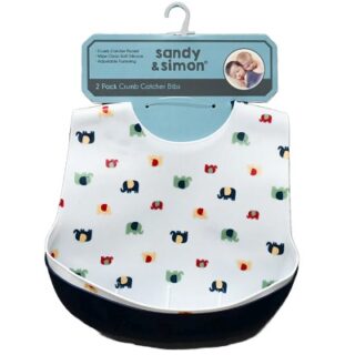 BABEROS DE HULE PARA BEBE 2 PC