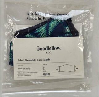 SET DE MASCARILLAS 2 PC GOODFELLOW