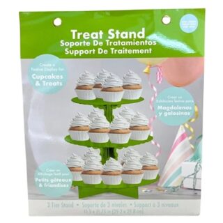 PASTELERO DE CARTON COLOR VERDE 29.2 X 29.8 CM