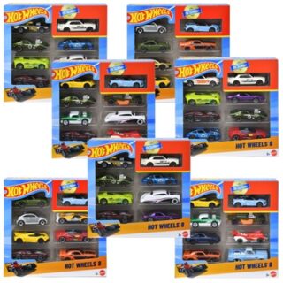 SET DE HOT WHEELS 8 PC 20 X 19 CM