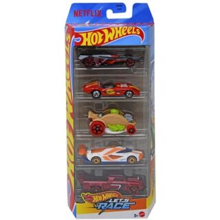 SET DE HOT WHEELS 5 PC SERIE NETFLIX
