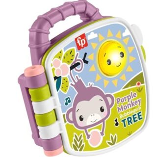 LIBRO DE CUENTOS DEL MONO PURPURA FISHER PRICE