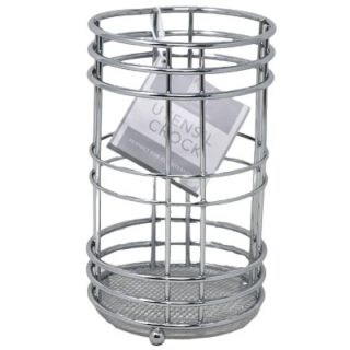 CONTENEDOR DE CUBIERTOS Y CUCHARAS DE METAL 17 CM