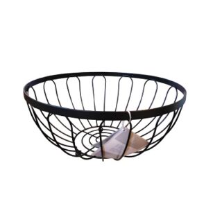 FRUTERO DE METAL NEGRO 30 X 30 CM