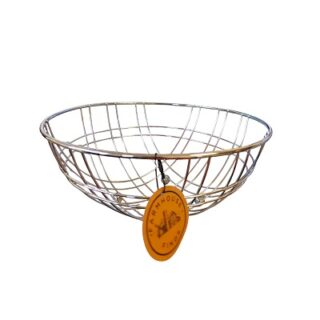 FRUTERO DE METAL CROMADO 30 X 30 CM