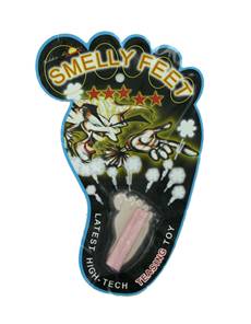 PIE DE CARTON CON MAL OLOR