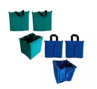 BOLSA DE MANO COLOR AZUL O VERDE