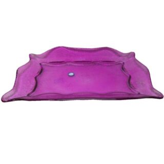 PLATO RECTANGULAR DE VIDRIO 29 X 38 CM