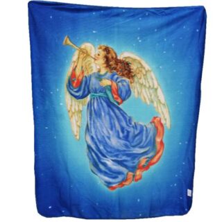 FRAZADA CON DISEÑO DE ANGEL 160x124 CM