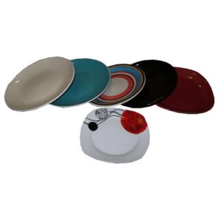 PLATO DE CERAMICA 8 PULG PORCELANA