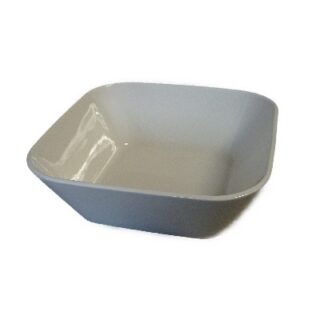 PLATO CUADRADO HONDO DE CERAMICA 23.5 X 8 CM