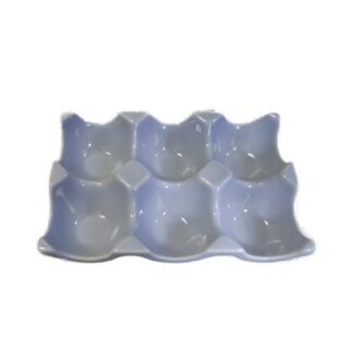 HUEVERA RECTANGULAR DE CERAMICA 15 X 10 CM