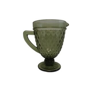 TARRO DE VIDRIO VERDE 14 X 20 CM