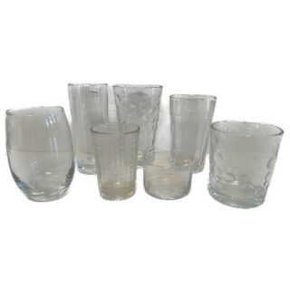 VASOS DE VIDRIO VARIADOS SALDO