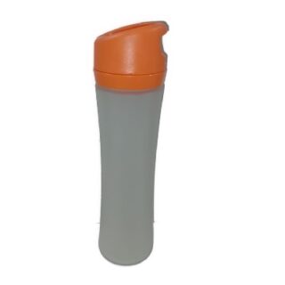 PACHON DE VIDRIO BORCILICADO CON TAPA NARANJA 20 OZ