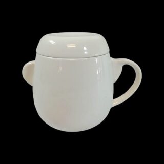 AZUCARERA DE CERAMICA CON TAPA 9 X 8 CM