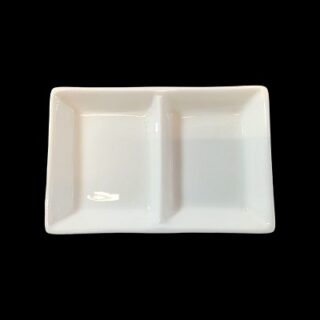 BOWL DE CERAMICA CON DIVISIONES 10 X 7 CM