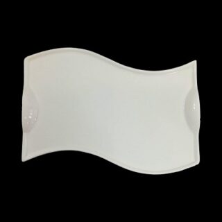 PLATO RECTANGULAR DE CERAMICA 25.5 X 18.2 CM