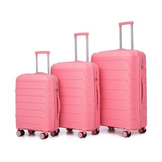 SET DE MALETAS 3 PC CAP. G93L M60L P38L COLOR ROSADO