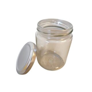 FRASCO DE VIDRIO DE 8 OZ 9 X 7 CM