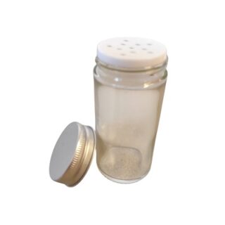 FRASCO DE VIDRIO DE 40 GRAMOS 9.5 X 4 CM