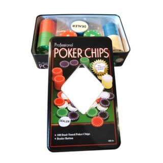 JUEGO POKER CHIPS 100 PC