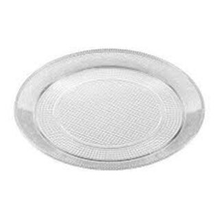 BANDEJA DE VIDRIO REDONDA GRANDE 33 CM