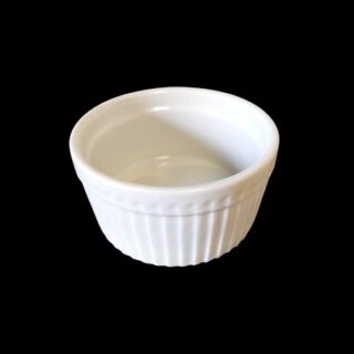 BOWL DE CERAMICA BLANCA 8 X 4 CM