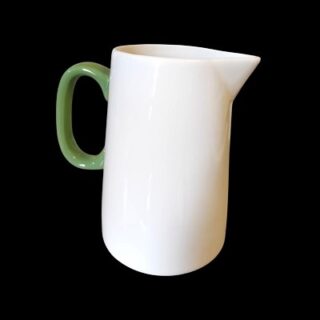 PICHEL DE CERAMICA BLANCA 17 X 12 CM