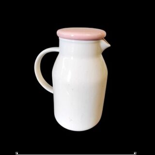 PICHEL DE CERAMICA BLANCA 20 X 10 CM